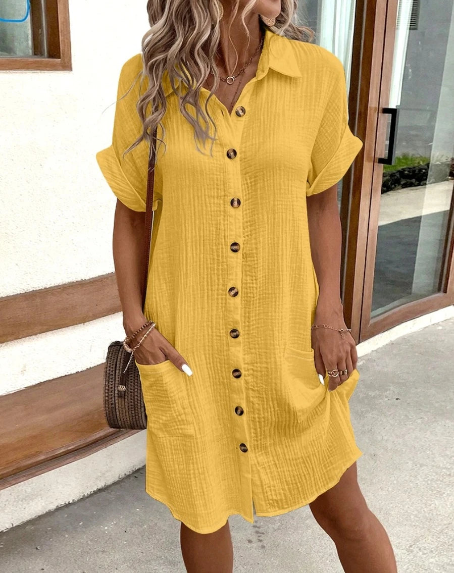 Luxe Linen Summer Dress