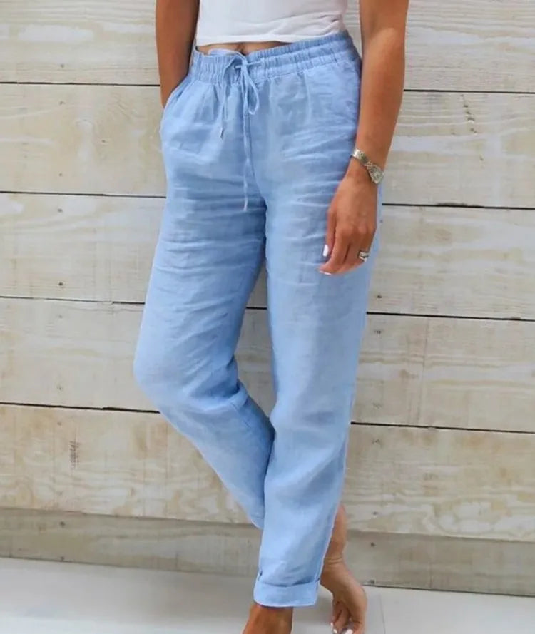 ChicLinen Loose Pants