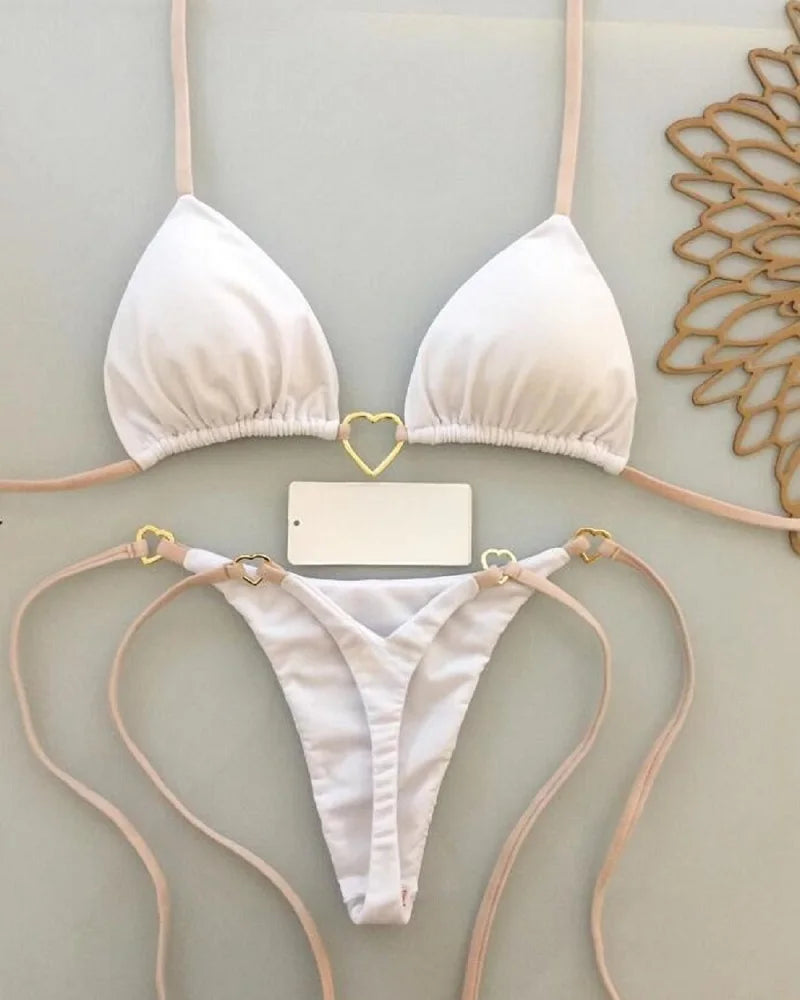 VelvetLuxe Halter Bikini