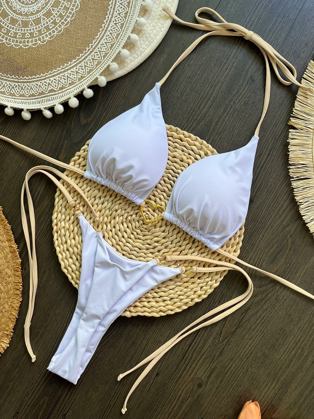 VelvetLuxe Halter Bikini