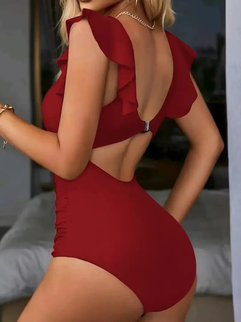 VogueFit V-Neck Swimsuit
