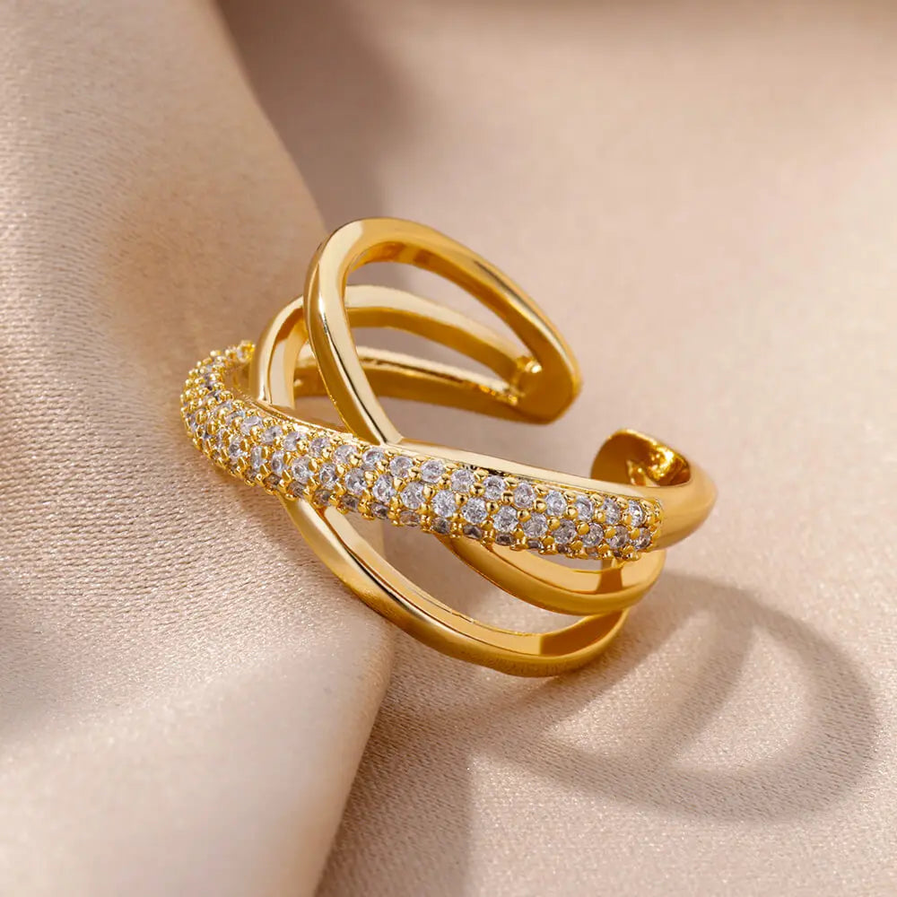 Velvet Celestial Zircon Ring 🌙