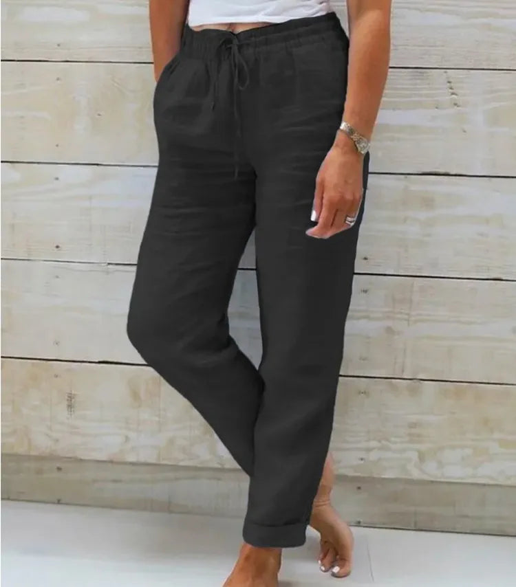 ChicLinen Loose Pants