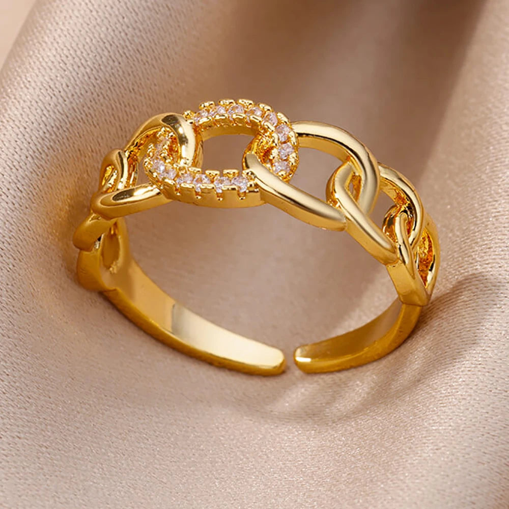 Velvet Celestial Zircon Ring 🌙