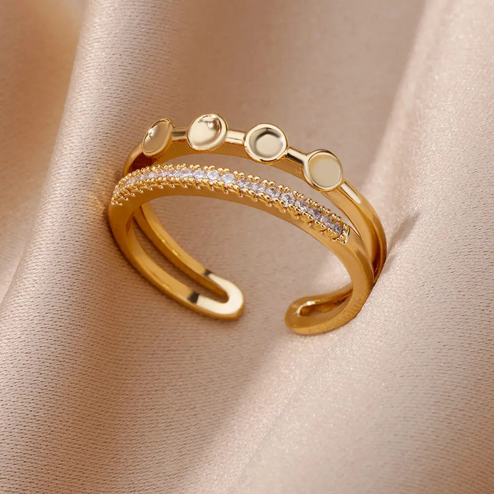 Velvet Celestial Zircon Ring 🌙