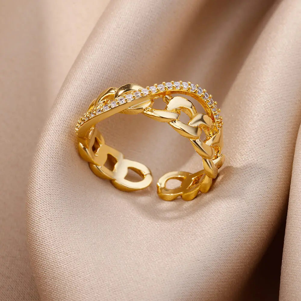 Velvet Celestial Zircon Ring 🌙