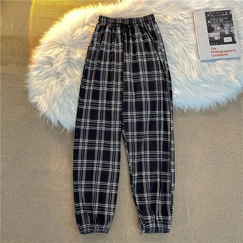 Velvet Rebel Plaid Trousers