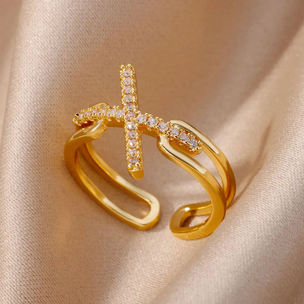 Velvet Celestial Zircon Ring 🌙