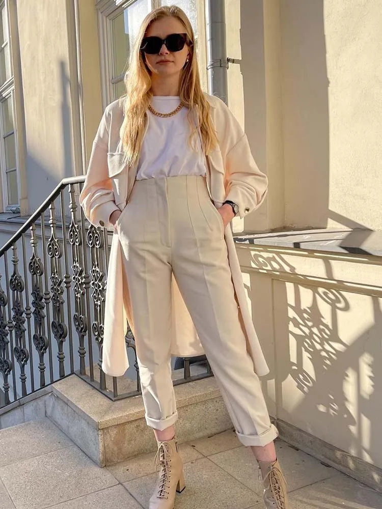 VelvetEdge SeamFit Trousers