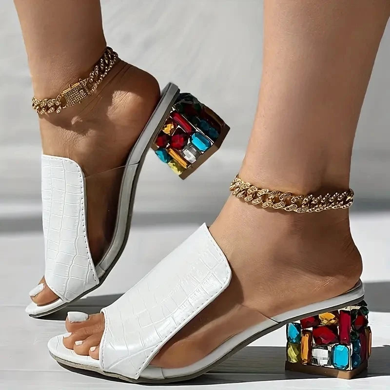 FLÓELS LuxeCrystal Sandalar 🌞