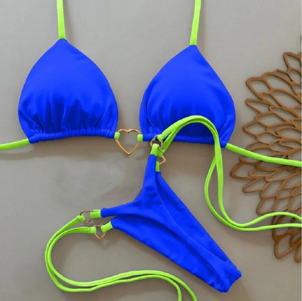 VelvetLuxe Halter Bikini