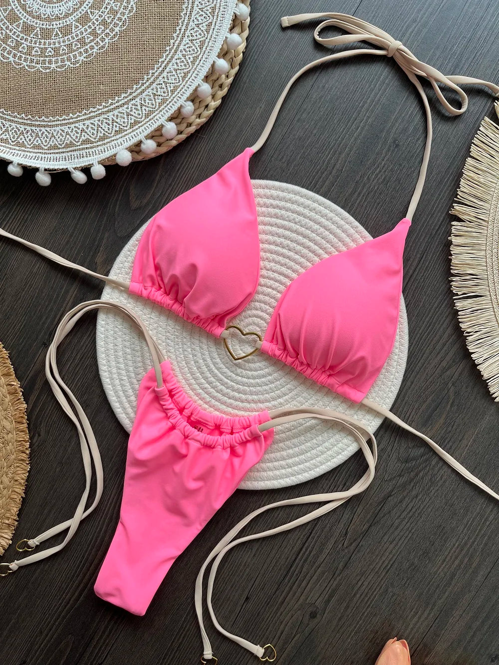 VelvetLuxe Halter Bikini