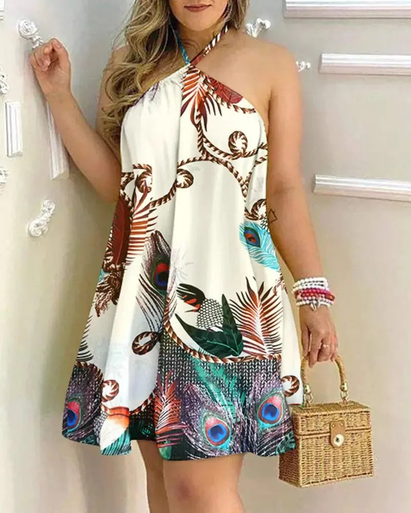 Sunset Serenade Floral Dress 🌅🌺