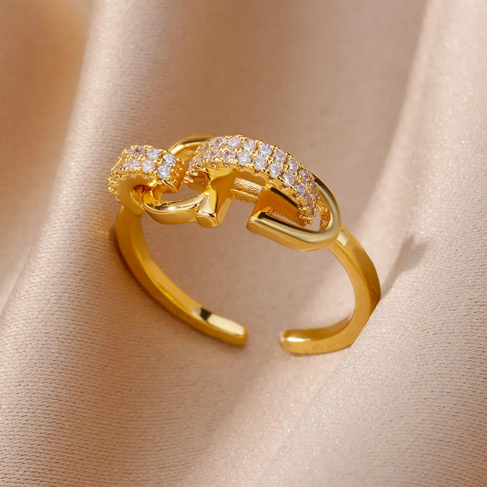 Velvet Celestial Zircon Ring 🌙