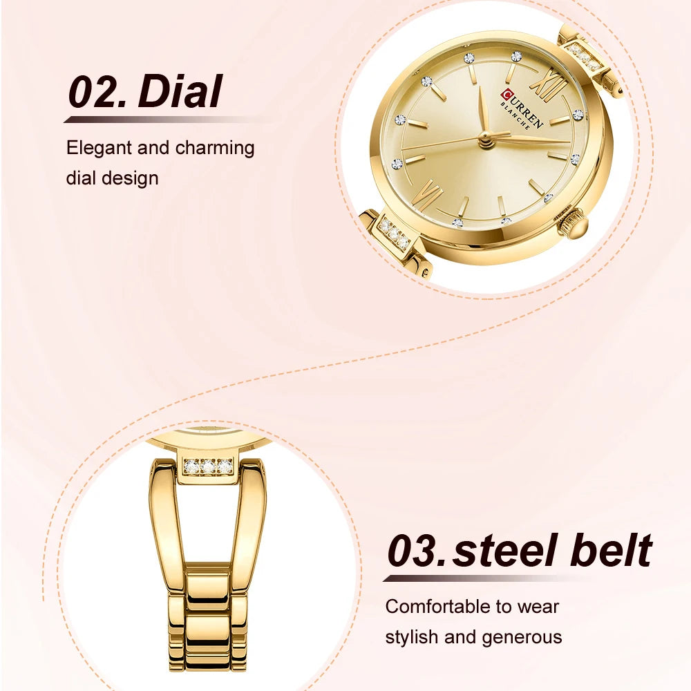 Velvet Luxe Crystal Watch
