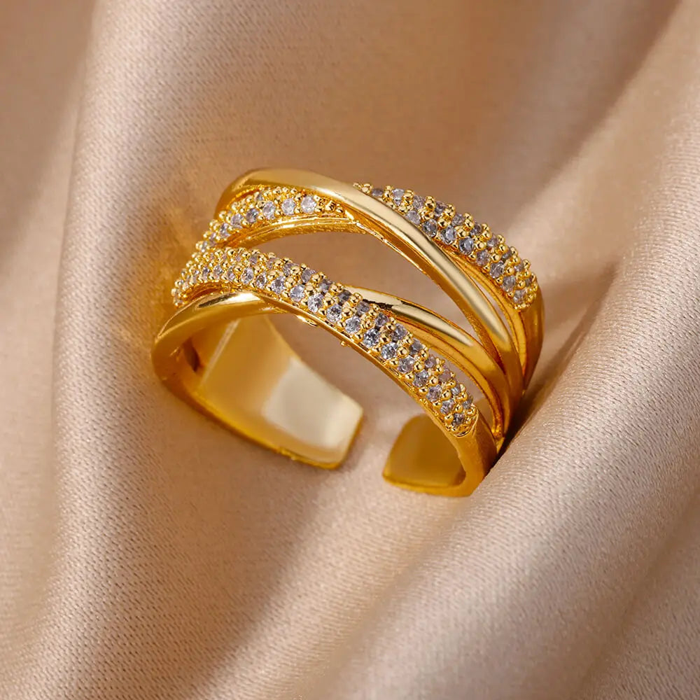 Velvet Celestial Zircon Ring 🌙