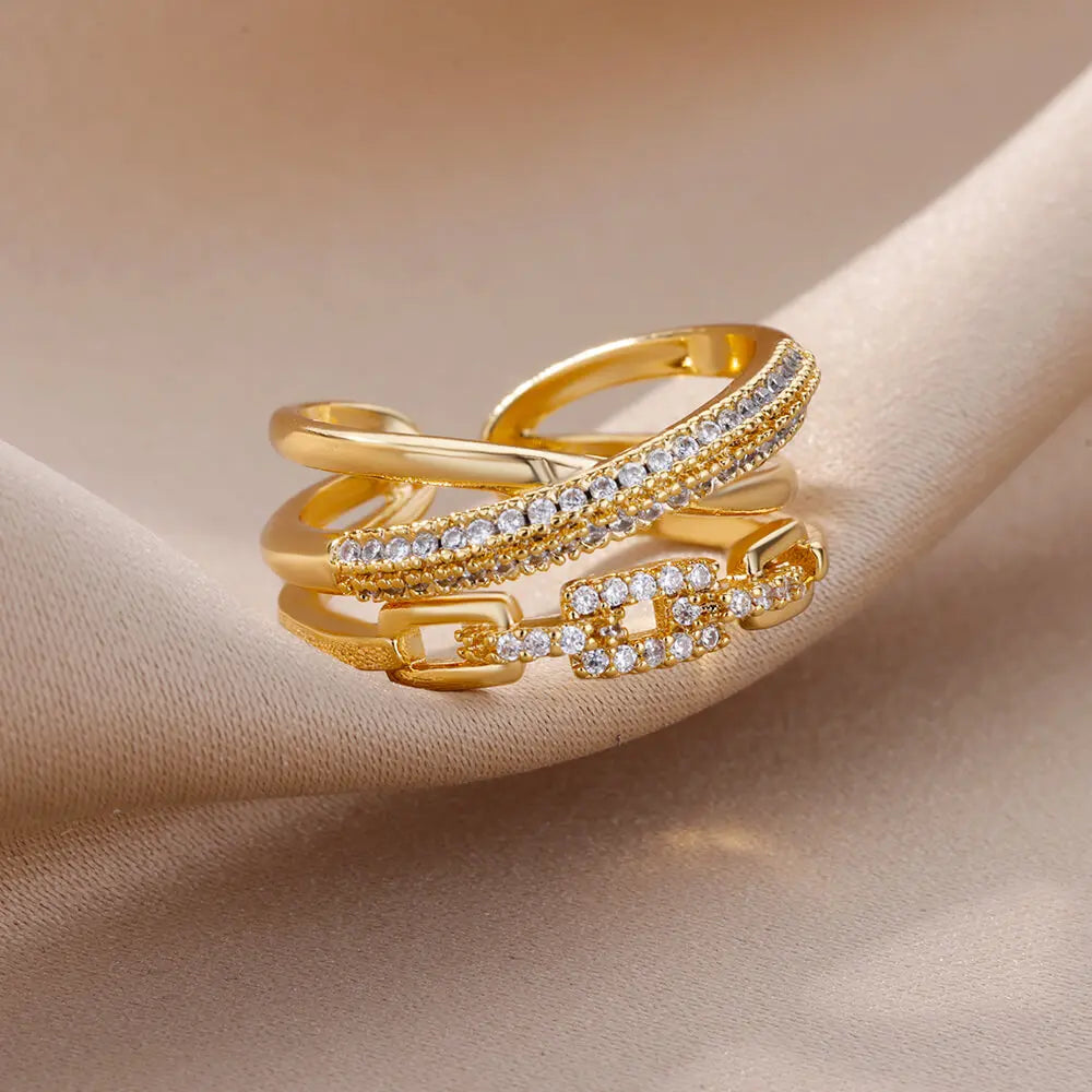 Velvet Celestial Zircon Ring 🌙