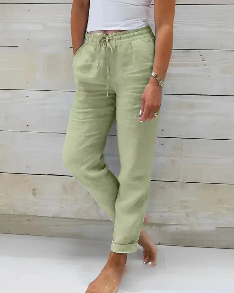 ChicLinen Loose Pants
