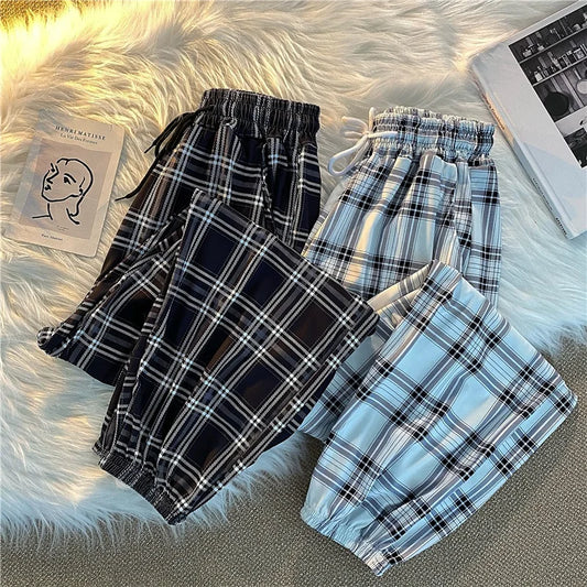 Velvet Rebel Plaid Trousers