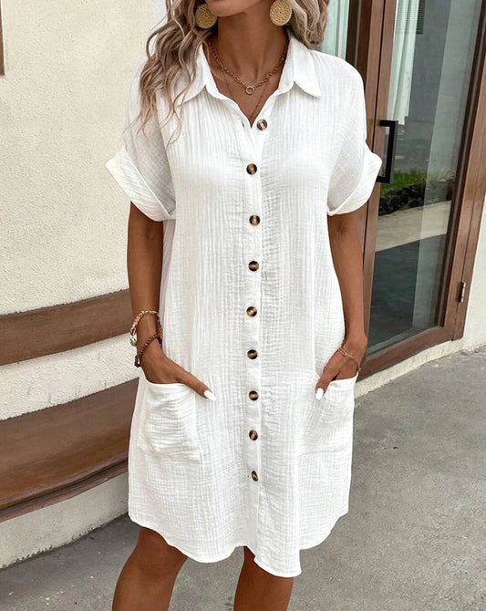 Luxe Linen Summer Dress